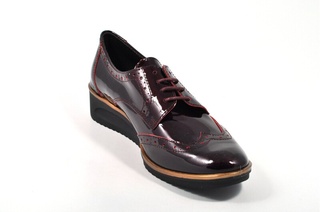 Pantofi bordeaux Jovisa, din piele naturala