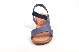 Sandale albastre Xusandalia din piele naturala DS21