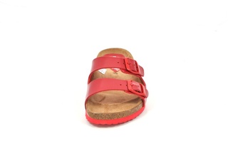 Sandale rosii Morxiva, din piele naturala DS50