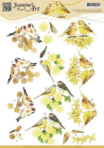 Jeanine's Art knipvel vogels CD10701 (Locatie: 2635)