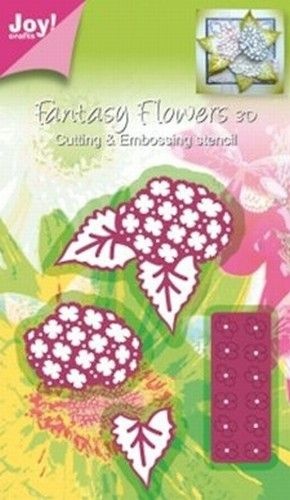 Joy Crafts cutting en embossing mal bloem opbouw 6002/0182 (Locatie: B323 )