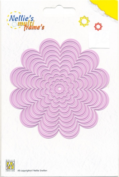 Nellie Snellen multi frame snij- en embosmal Flower-3 MFD081 (Locatie: L20)