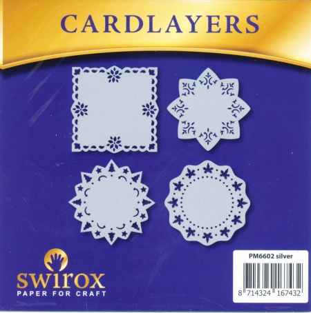 Swirox oplegkaarten goud vier stuks PM6602 (Locatie: M105)