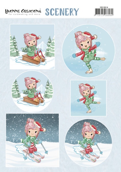 Yvonne Creations wintersport CDS10014 (Locatie: 0427)