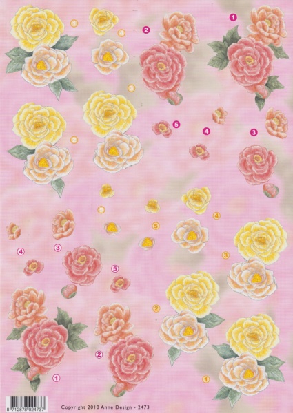 Anne Design knipvel bloemen 2473 (Locatie: 2570)