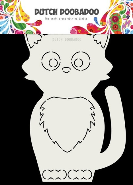 Dutch Doobadoo Card Art Kat A5 stencil 470.713.767 (Locatie: 1348)