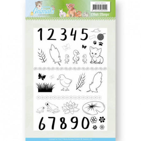 Jeanine's Art Clear Stamp Young Animals JACS10024 (Locatie: k129)