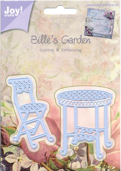 Joy! Crafts snij- en embosmal Bistro tafel en stoel 6002/0376 (Locatie: M008)