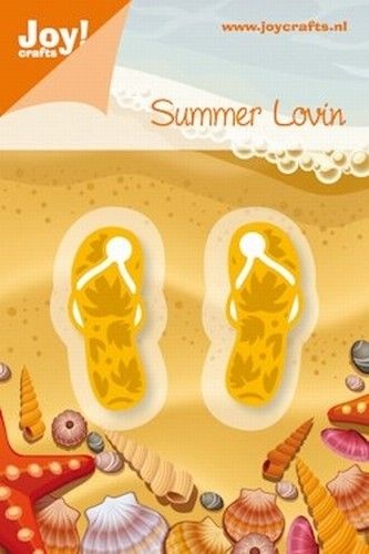 Joy! Crafts snij- en embosstencil slippers 6002/0177 (Locatie: C379)