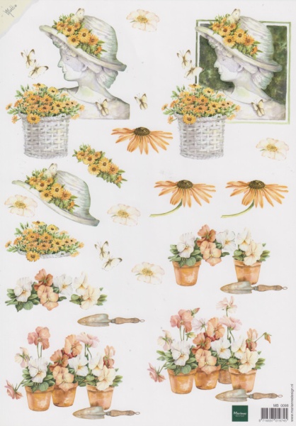 Marianne Design knipvel bloemen MB0098 (Locatie: 0503)