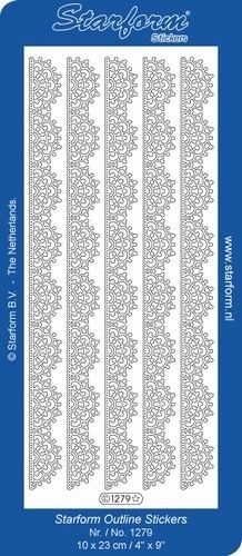 Starform stickervel zilver 1279 (Locatie: PP175 )