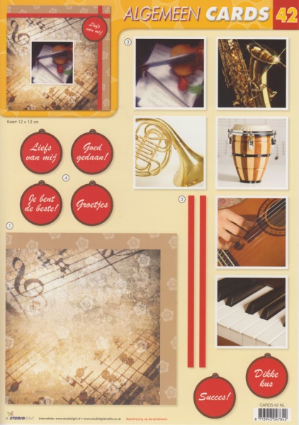 Studio Light algemeen cards 42 (Locatie: 0946)