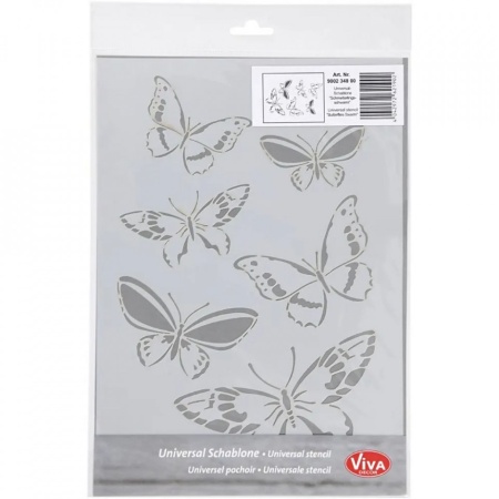 Viva Decor flexibel sjabloon, vlinders, A4 (Locatie: 0515)