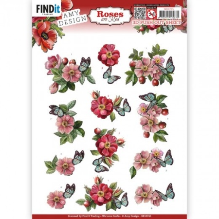 Amy Design stansvel rozen SB10745 (Locatie: 1701)