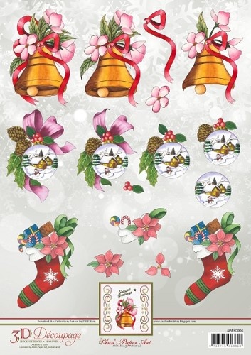 Ann's Paper Art knipvel kerst APA3D004 (Locatie: 5551)