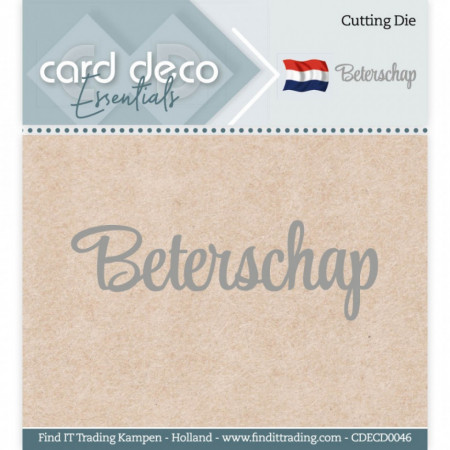 Card Deco snijmal Beterschap CDECD0046 (Locatie: nn251)