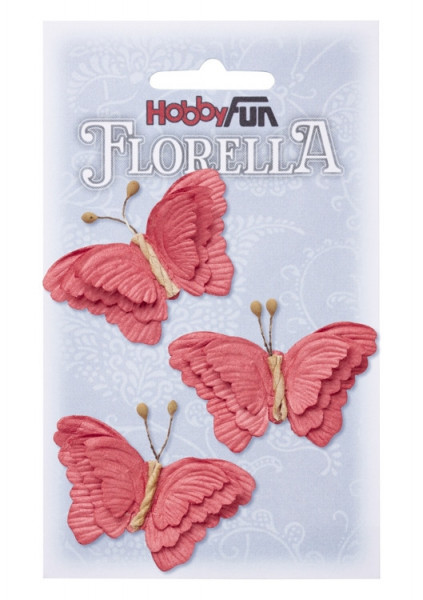 Florella, vlinders, 3 stuks, 3866097