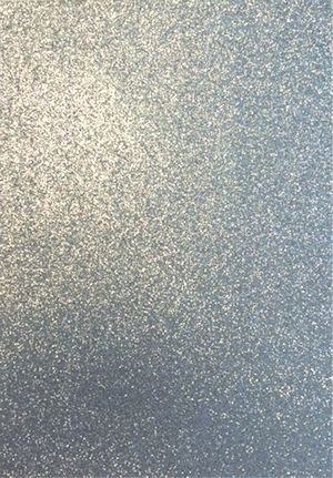 Foam Rubber A4, 2mm dik glitter zilver