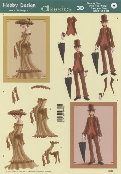 Hobby Design vrouw & man 73020 (Locatie: 1417)