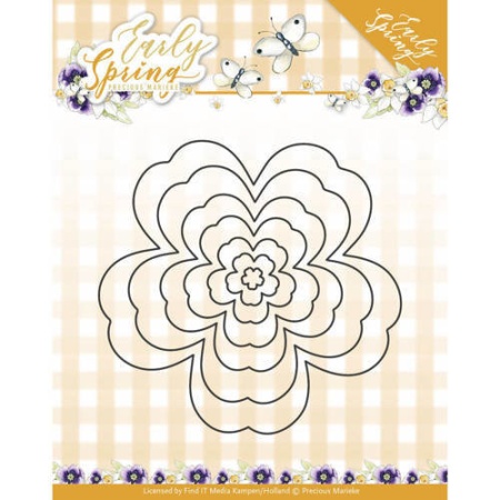 Precious Marieke snij- en embosmal Spring Flowers Nesting PM10112 (Locatie: i126)