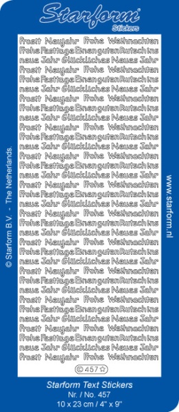 Starform sticker goud Weihnachten und Neues Jahr 457 (Locatie: F149)