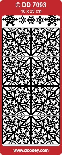 Stickervel hoekjes/randen goud DD7093 (Locatie: ZZ011 )