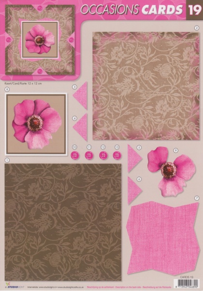 Studio Light cards knipvel nr. 19 (Locatie: 1445)