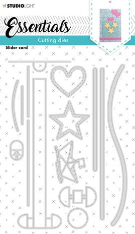 Studio Light Essentials cutting dies Slider Card SL-ES-CD167 (Locatie: i254)