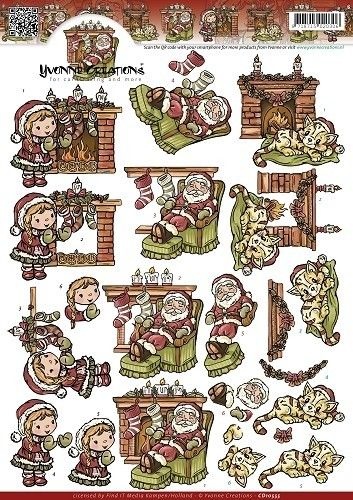 Yvonne Creations knipvel Warm Christmas CD10555 (Locatie: 1503)