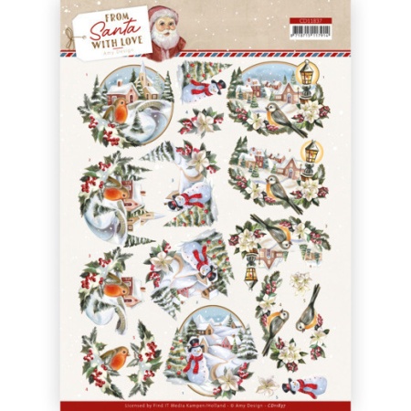 Amy Design knipvel kerstmis CD11837 (Locatie: 2706)