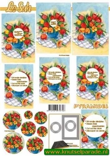 Le Suh pyramides knipvel bloemen 630075 (Locatie: 0225)