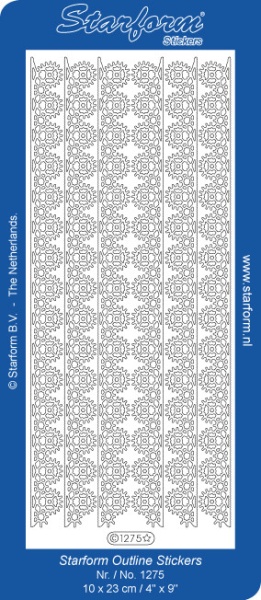 Starform sticker goud randje 1275 (Locatie: A247)