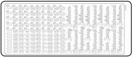 Sticker jubileum/verjaardag 20380/1681s (Locatie: H453 )