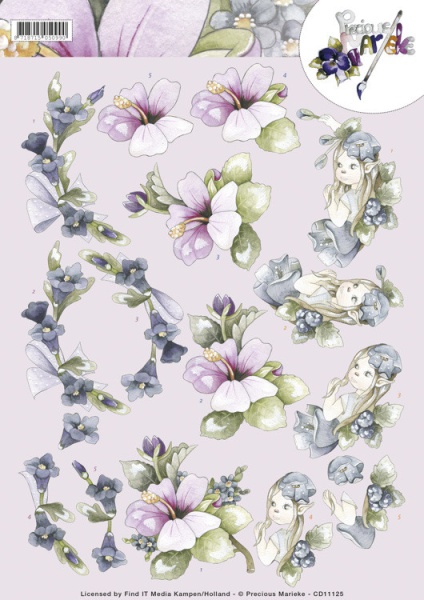 Precious Marieke knipvel bloemen CD11125 (Locatie: 2911)