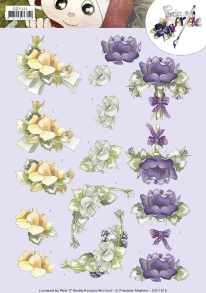 Precious Marieke knipvel bloemen CD11212 (Locatie: 1309)