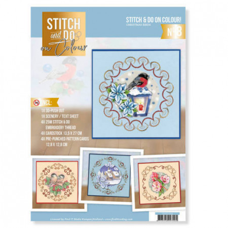 Stitch and Do on Colour Christmas Birds STDOOC10008 (Locatie: 1301)