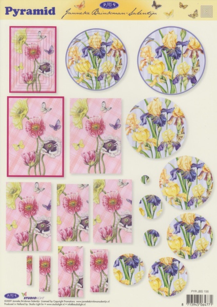 Studio Light pyramid knipvel bloemen J. Brinkman PYRJBS 156 (Locatie: 2765)