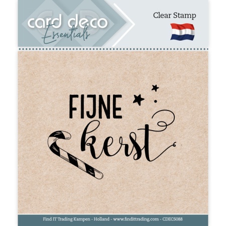Card Deco Clear Stamp Fijne kerst CDECS088 (Locatie: nn192)