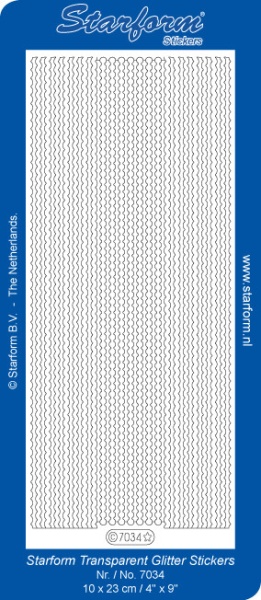 Starform sticker glitter paars 7034 (Locatie: BB120)