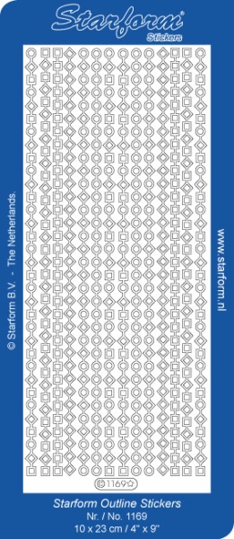 Starform sticker goud 1169 (Locatie: K037)