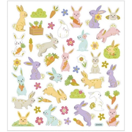 Stickers, vel 15x16,5 cm, pasen, 29065 (Locatie: 0520)