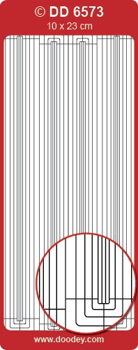 Stickervel goud rand DD6573 (Locatie: K215)