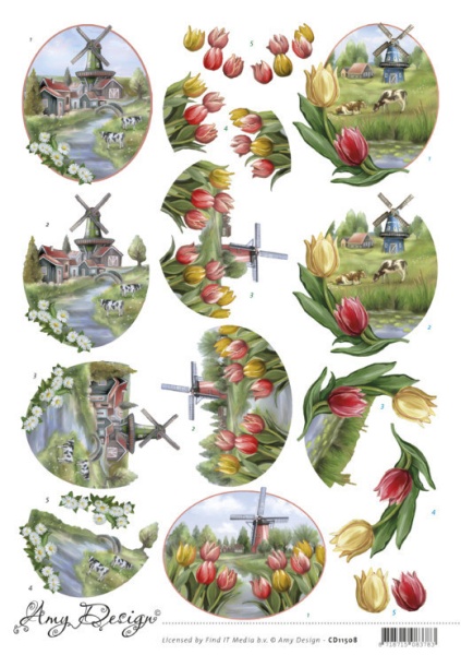Amy Design knipvel molens CD11508 (Locatie: 5528)