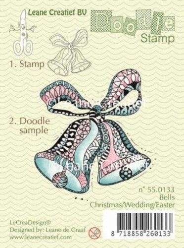 Leane Creatief clear stamp Bells Christmas/Wedding 550133 (Locatie: K107)