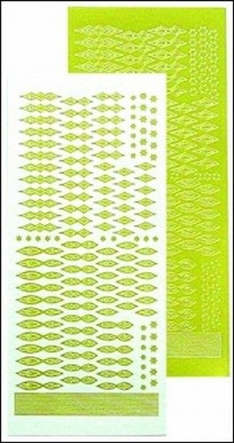LeCreaDesign star stickers yellow mirror 61 9173 (Locatie: i603 )