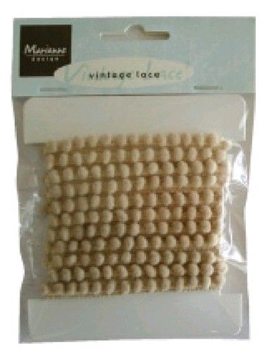 Marianne Design Pompom trim Vintage JU0846 (Locatie: k3)