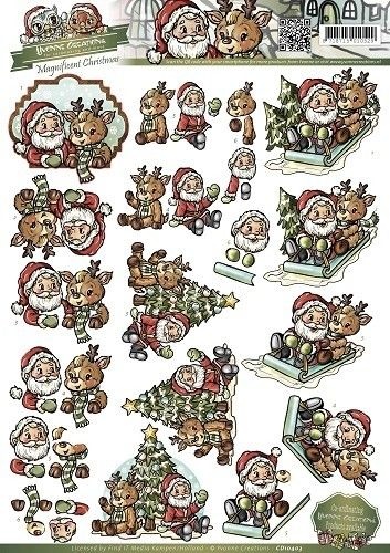 Yvonne Creation's knipvel kerst CD10403 (Locatie: 4802)