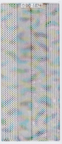 Doodey stickervel rand multicolor DD6574 (Locatie: u105)