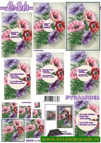Le Suh pyramides knipvel bloemen 630015 (Locatie: 0241)