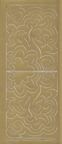 Stickervel goud hoekjes 3065 (Locatie: D44)